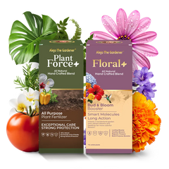 Garden Vitality Bundle – Includes FLORAL+ Elixir and Plant Force+ in 31ml or 104ml bottles, all-natural concentrates for vibrant flowers and healthy plants.