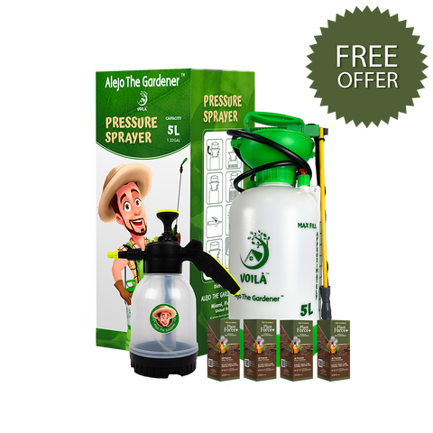 Complete Set: Plant Force+ (x4) & Pump Sprayers (x2)